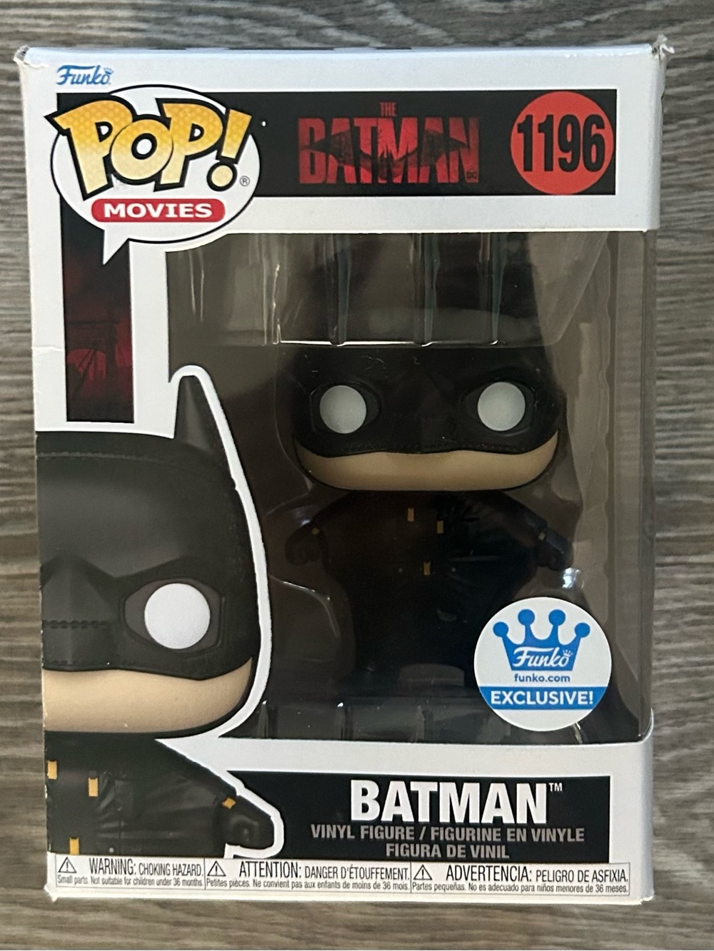Funko Pop! Movies Batman Vinyl Figure - Black, Yellow